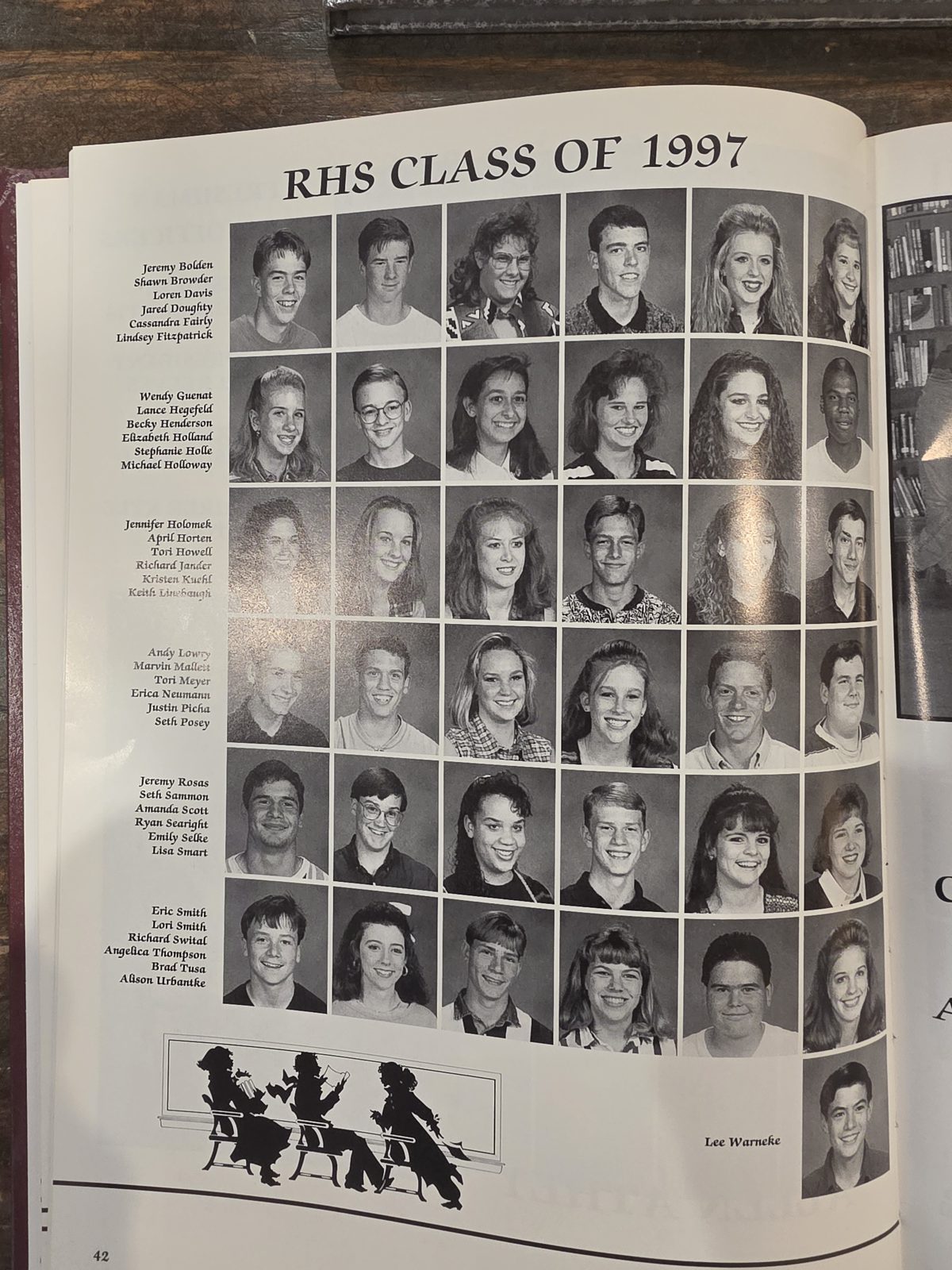 Sophomore yearbook page — RHS Class of 1997